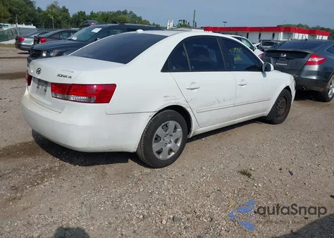 2008 Hyundai Sonata Gls from USA, damaged, VIN 5NPET46C28H371438